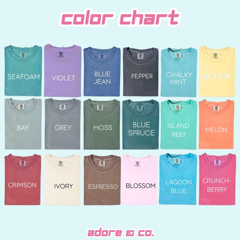 Comfort Colors WDNC - We Do Not Care Club, Menopause Comfort Unisex Tee, Trendy Casual Tee, Women's Letter Print Short Sleeve Tee