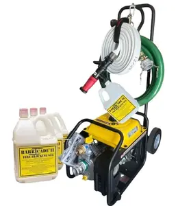Pool Fire Pump Cart and Hose System Barricade Fire Gel Package - Save your home from a wildfire or brushfire