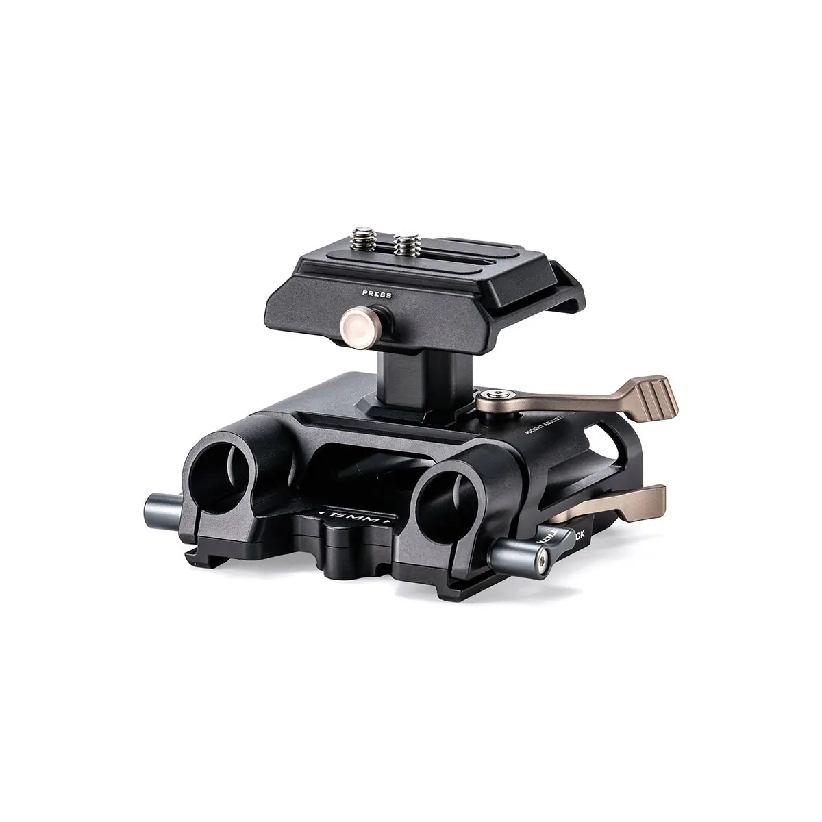 Tilta 15mm LWS Arca Height-Adjustable Camera Baseplate with Lock and Mount, Black Camera Accessories