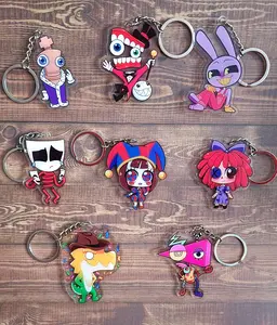 Amazing Digital Circus Charms 3in Keychains