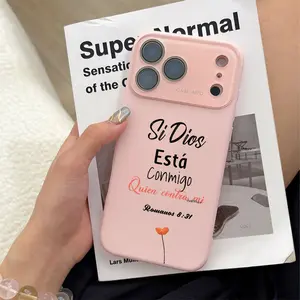 Divine Flower Language Faith Pattern Phone Case Boasting A Raised Large Window Bezel And Durable Shock-Absorbent Build Texture Skin-Friendly Hand feeling Shockproof And Drop-Resistantfor iPhone 17 16 15 14 13 12 11