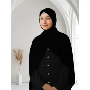 Matte Satin Silk Scarf - Black, Soft and Elegant Design, Perfect for Any Occasion