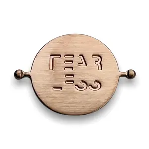 Rose Gold FEAR LESS Element (spin to reveal)