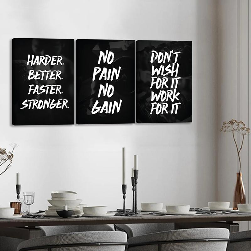 3Pcs Wooden Framed Canvas Painting, Black And White Cityscape With Motivational Quotes, Exquisite Poster, Home Decoration, Pattern Wall Art Decor, For Living Room, Bedroom, Office, Restaurant, Bar Wall Decor, Odorless, Painting, Print Artwork. 3Pcs Wooden Framed Canvas Painting, Black And White Cityscape With Motivational Quotes, Exquisite Poster, Home Decoration, Pattern Wall Art Decor, For Living Room, Bedroom, Office, Restaurant, Bar Wall Decor, Odorless, Painting, Print Artwork.
