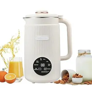 Family nut milk machine, 40-ounce multi-functional fully automatic plant milk machine, 1200ml large capacity intelligent plant milk machine | Supports soy milk/oat milk/almond milk, features boiling, insulation, and self-cleaning.