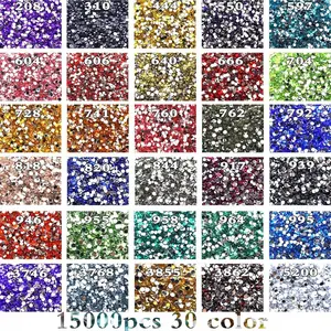 30 Colors 15000pcs 5D Resin Round Diamond Painting Kit, Diamond Art Tools, DIY Craft Supplies for Home Decor, Jewelry Making & Creative Projects, DIY Kits