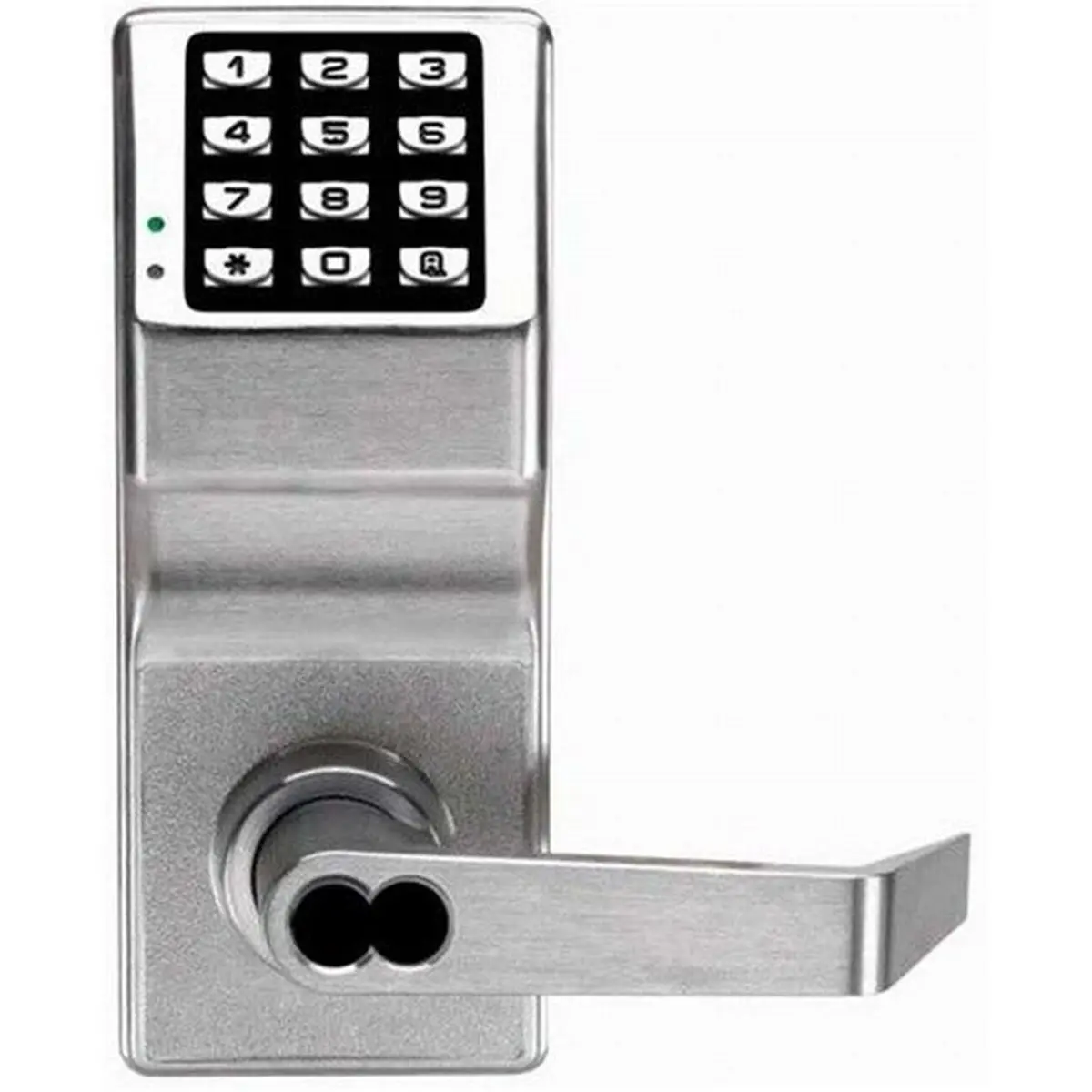 Alarm Lock DL2700IC26D Trilogy Grade 1 Digital Key Lock - Lever Handle, Electronic Code Function, Interchangeable Core, Solid Steel Construction, Satin Chrome for Motorcycle Security, Electronic Code Lock