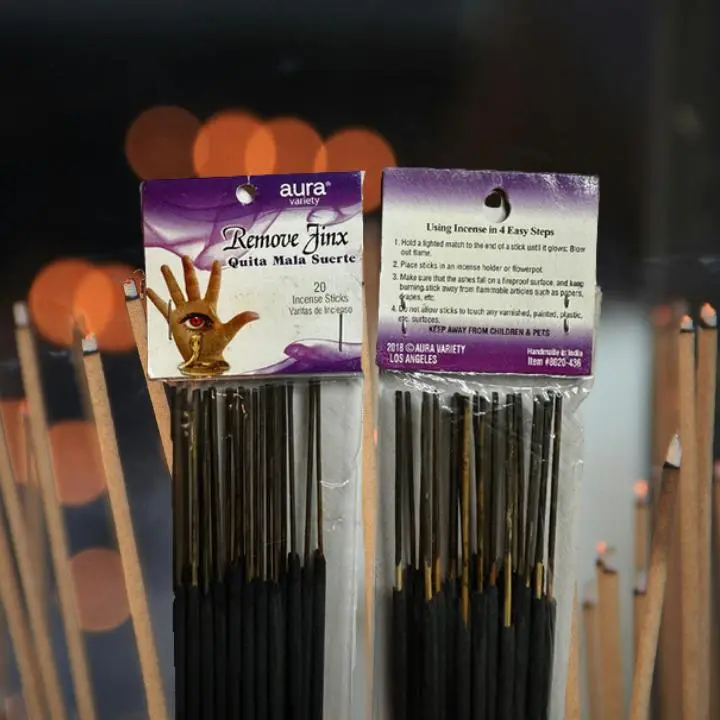 Aura Jinx-Removing Aroma Incense Sticks, At-Home Incense for Pleasant Scent and Home Care Needs