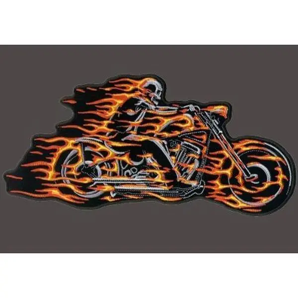 Hot Leathers Hell Rider Biker Patch (10 inches)