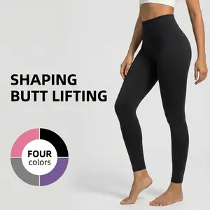 Breathable Buttery Soft Comfortable Tummy Control Push Up Workout Leggings for Women