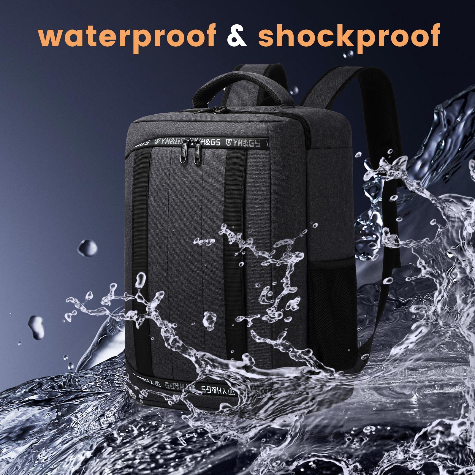 PS5 Game Console Backpack with Thick Pad, Shock-Cushioned Drop-Proof Design, Compartmentalized Storage for Controller, Headset & Controller Accessories, Portable Travel Carry Bag