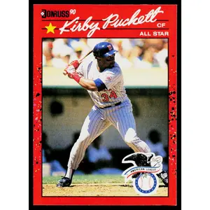 Kirby Puckett 1990 Donruss #683d Minnesota Twins