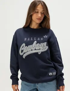 ICER BRANDS DALLAS COWBOYS Script Womens Crewneck Sweatshirt