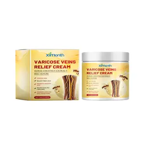 Ximonth Vein Care Cream Soothes Leg Fatigue, Improves Vein Circulation, Plant Extract Emulsion
