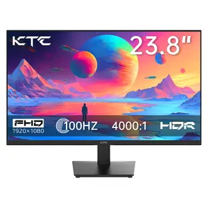 KTC 23.8" FHD 1080P 100Hz Computer Monitor, VA Panel FreeSync PC Gaming Monitor, HDMI VGA Ports, HDR, 4000：1 Contrast, LowBlue Mode, Ergonomic Tilt Eye Care for Home Office, H24V27
