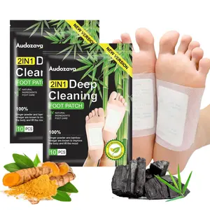 Audozava 20-pack deep cleansing foot patches,sticky patches for foot and body care, foot dead skin remover Nail Detox foot dead skin remover