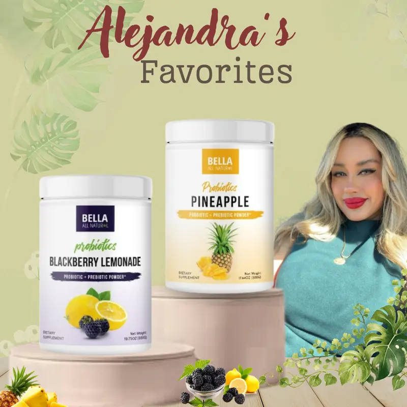 Alejandra's Favorites - Probiotics Pineapple, Blackberry Lemonade
