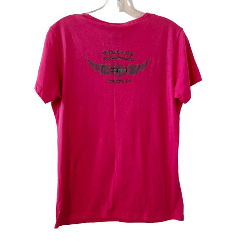 Harley Davidson New With Tag Tee Pink Size Large Ladies 2012 Scranton, PA
