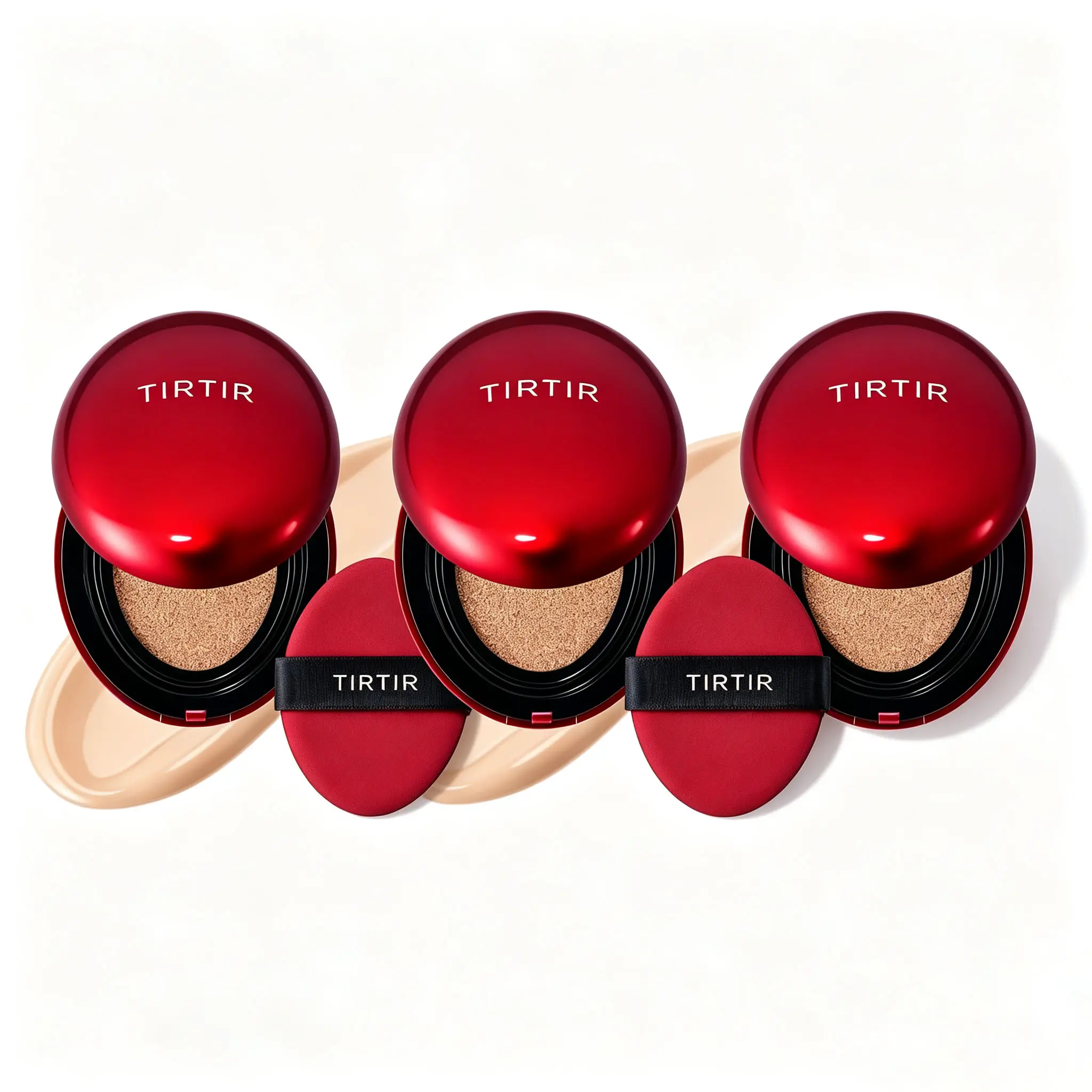 TIRTIR Mask Fit Red Cushion Foundation | Lightweight K-Beauty Cushion with Satin Finish