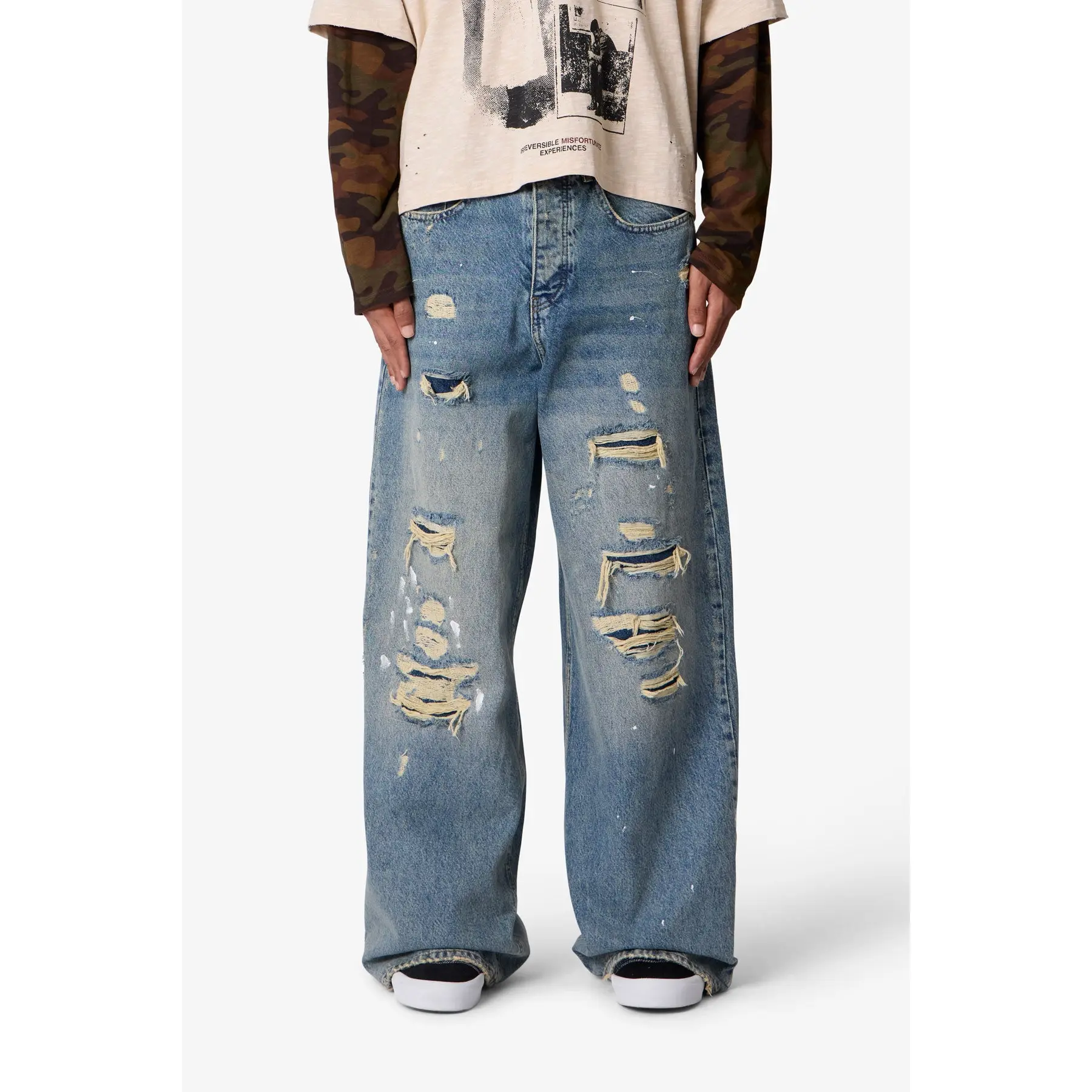 mnml Repaired Rave Denim - Blue