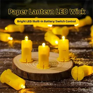 10-Pack LED Paper Lanterns with Batteries, Festival Party Balloon Lights, Photography Props, Atmosphere Decorations, Still Life Scene Setup