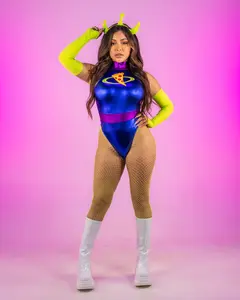 4pc Planet Of Pizza Character Costume