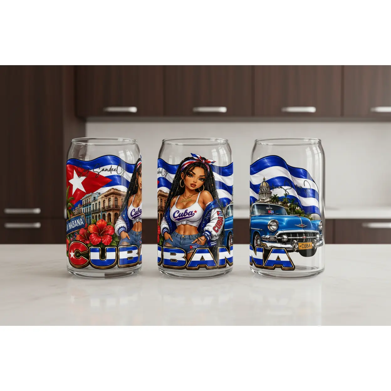 Cubana - UVDTF Wrap for cups/hard surfaces sticker