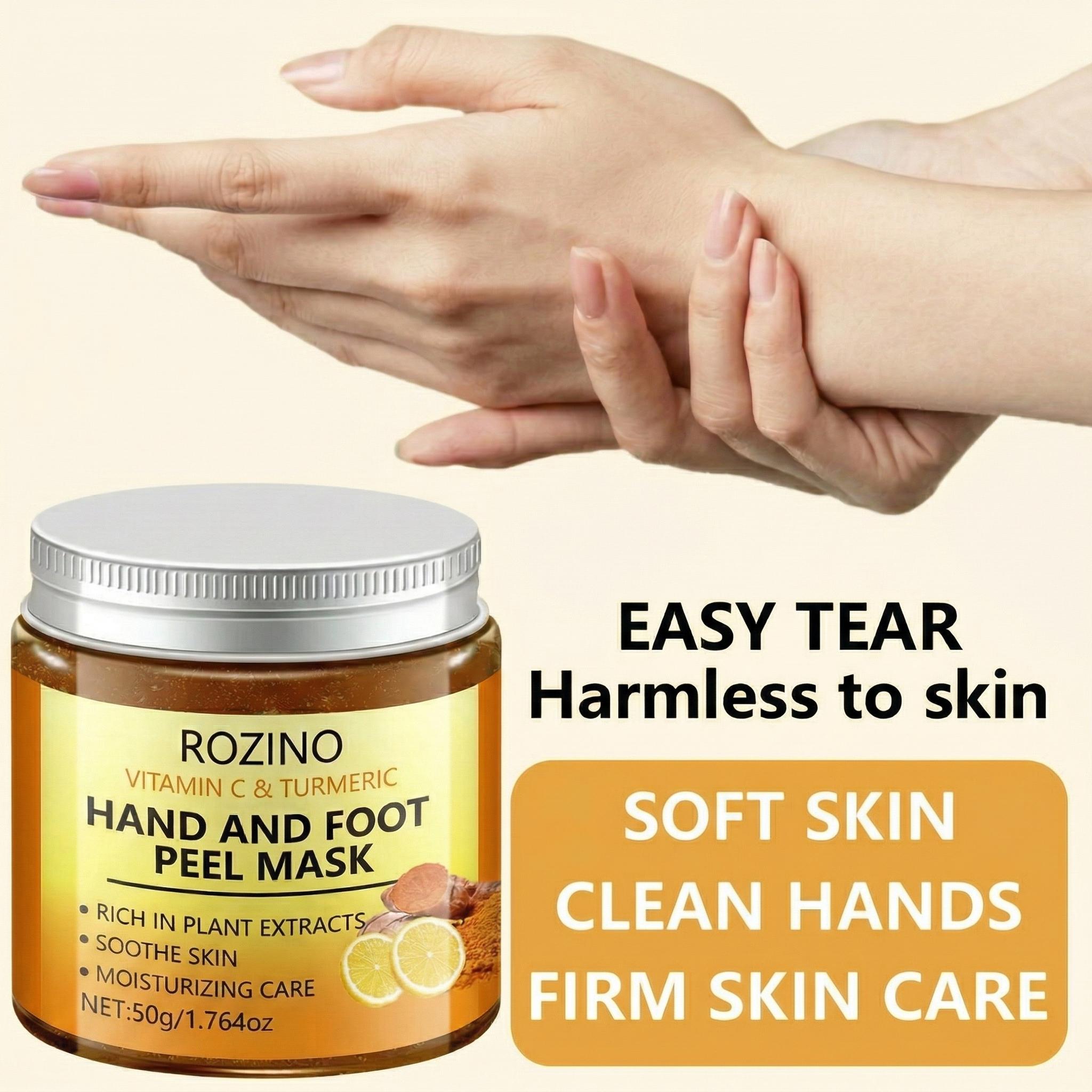 Turmeric & Vitamin C Spa Mask | Deep Moisturizing Treatment for Glowing Hands & Feet