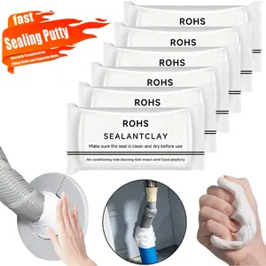 6pcs Waterproof Sealant Putty, Quick Mending Mud, Repair Wall Holes, Drain Connection, Air Conditioning Hole, Waterproof Seal Putty
