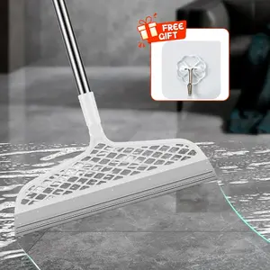 Silicone Scraper Broom Magic Wiper High Place Glass Wiper Floor Mop Household Splicing Cleaning Broom Bathroom Sweeping Water