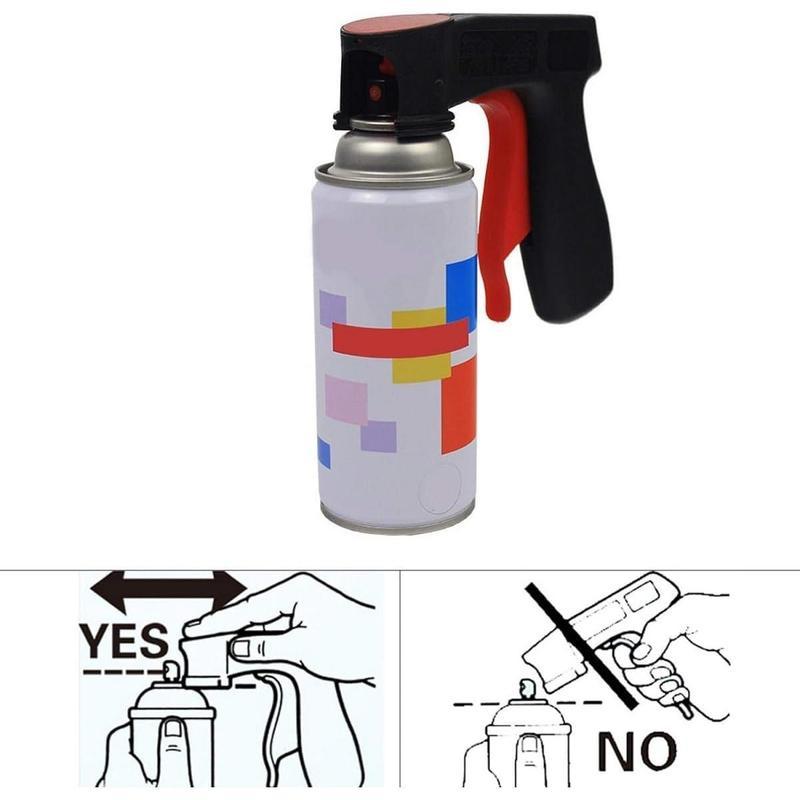 Spray Can Trigger Handle with Full Hand Grip, Convert Spray Cans to Paint Sprayer, Reusable Automotive Body Repair Paint Sprayer-YY