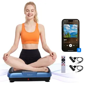 HopHorse 400LB 3D Vibration Board Plate Exercise Machine with 1-99 Speed Levels, 5 Auto Modes, & 3 Intensity Settings for Home Gym System Summervibes