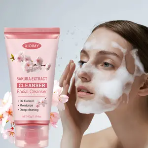 Deep Cleansing Face Wash with Sakura & Niacinamide, Gentle Non-Irritating Formula for Sensitive Skin, Hydrating & Smooth Finish