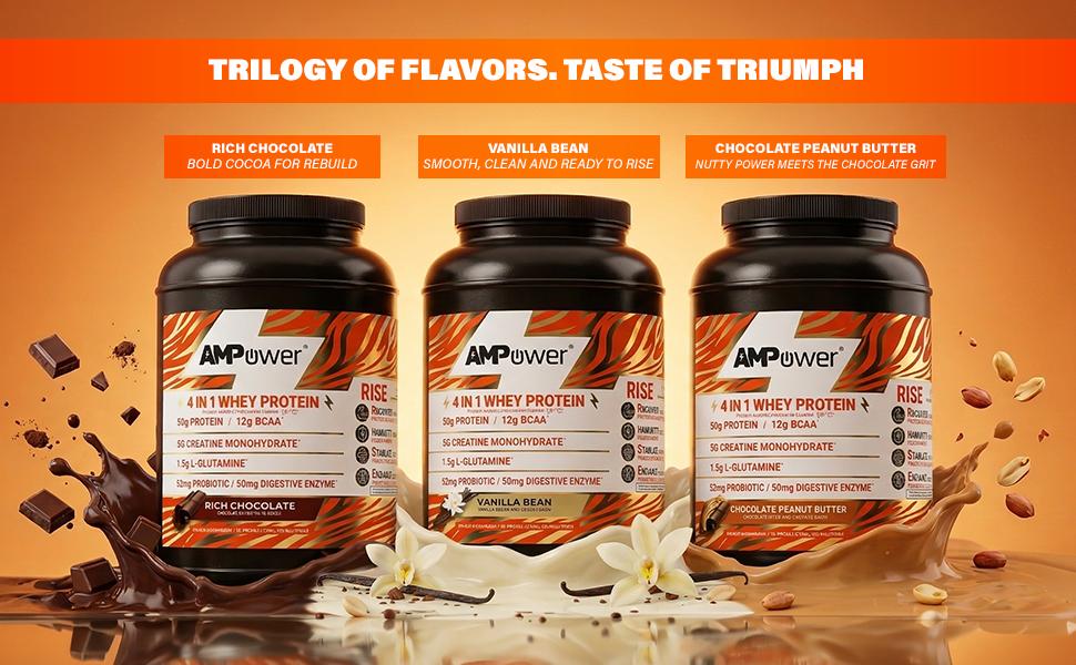 AMPOWER Whey Protein Powder (30 Servings) - 2.5lbs Tub, 25g Amino Glutamine Energy Recovery Protein Powder, Muscle Growth Post-Workout Dietary Supplement, Made in the USA, Protein Powders, Amino Protein Supplements AMPOWER Whey Protein Powder (30 Servings) - 2.5lbs Tub, 25g Amino Glutamine Energy Recovery Protein Powder, Muscle Growth Post-Workout Dietary Supplement, Made in the USA, Protein Powders, Amino Protein Supplements