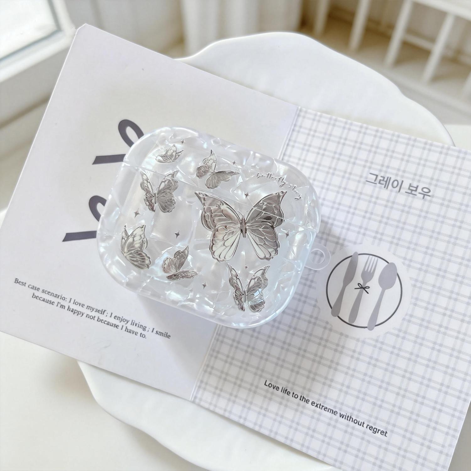 for AirPod Pro 3/2 Airpods 1/2/3Case 2026 Cute Elegant Shell Pearl Shockproof Protective Cover with Strap Keychain Compatible for AirPods Generation for Women Girls, Shockproof Anti-Scratch Anti-Slip TPU Cover for AirPod Pro 3/2 Airpods 1/2/3Case 2026 Cute Elegant Shell Pearl Shockproof Protective Cover with Strap Keychain Compatible for AirPods Generation for Women Girls, Shockproof Anti-Scratch Anti-Slip TPU Cover