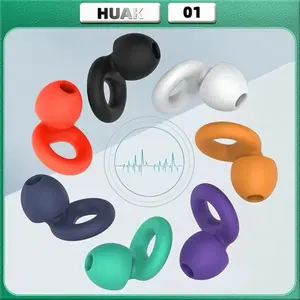 1set Quiet Silicone EarPlugs - Super Soft, Reusable Flexible Silicone for Sleep,Swim,Noise Sensitivity