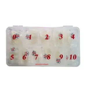 Lamour Eden Natural Tips 0 to 10 (tip box 550 tips) with KDS Glue Stick