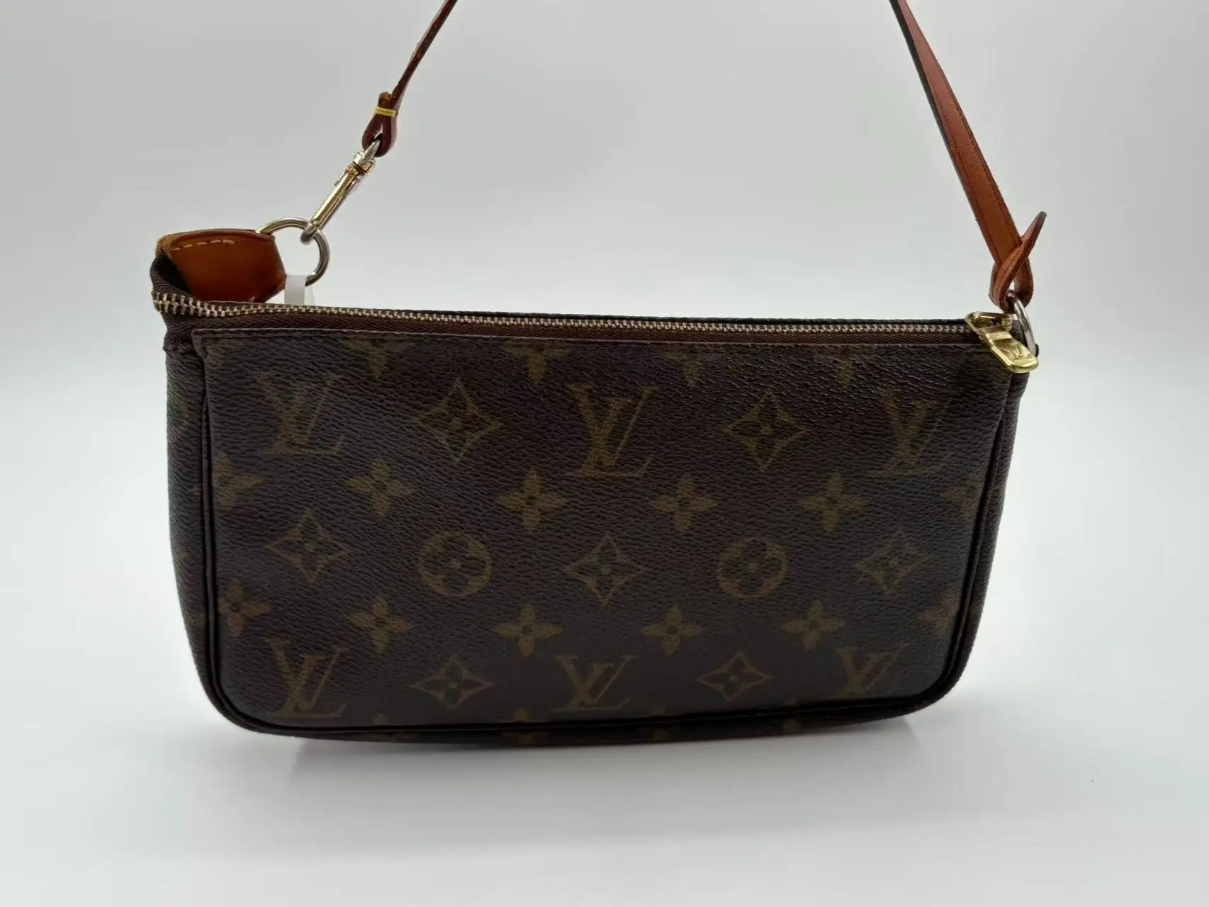 Pre-owned Louis Vuitton pvc Shoulder Bags Classic Monogram Pochette Accessoires Zipper Pouch Shoulder Bag #1915686556961068