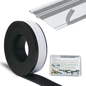62" Anti-Splinter Strip for Kreg/Milwaukee/Makita/Festool Track Saw Guide Rails, Splinter Guard Replacement Strips with Strong Self-Adhesive Tape, Compatible with Track Saw Accessories of Most Brands