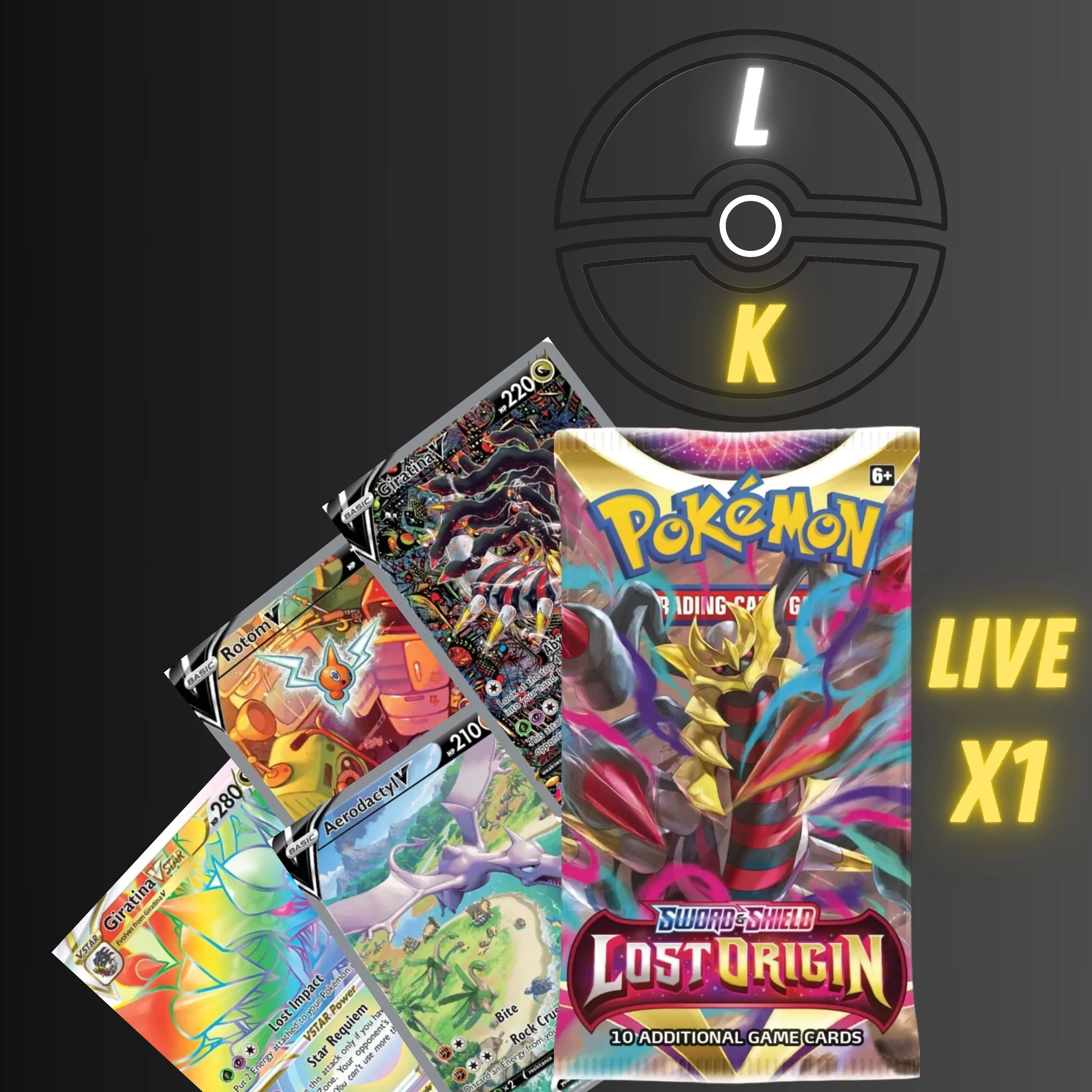lost origins pokemon booster box Sealed Case Lost Origin Booster Box main image 0