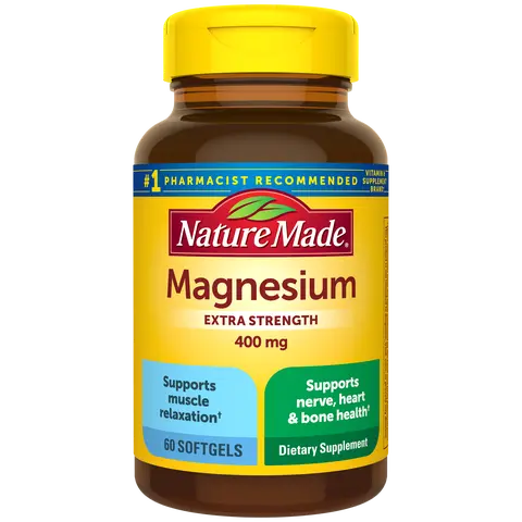 Magnesium Extra Strength 400 mg Softgels