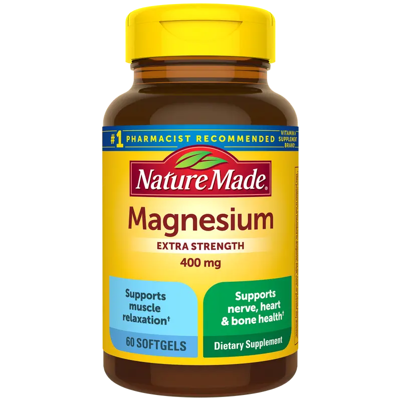 Magnesium Extra Strength 400 mg Softgels