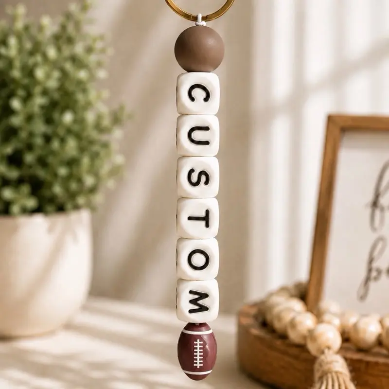 Football Custom Name Keychain multitool