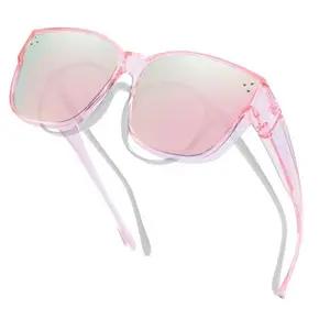 FitOver Sunglasses Over Prescription Glasses for Women Men Polarized Fit Over Shade with UV Protection SG3092