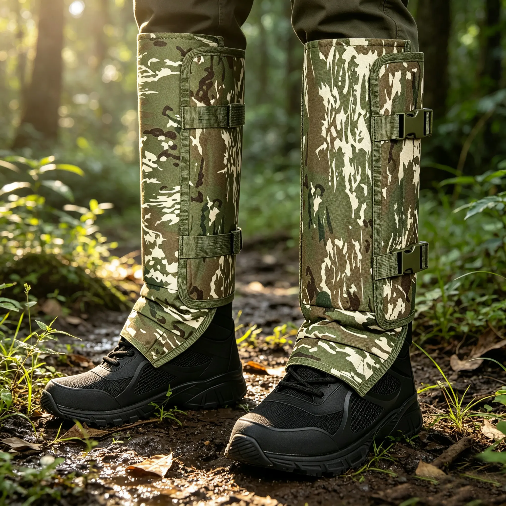 Snake Gaiters, Snake Bite Proof Waterproof Adjustable Leg Guards for Hunting & Farm Work