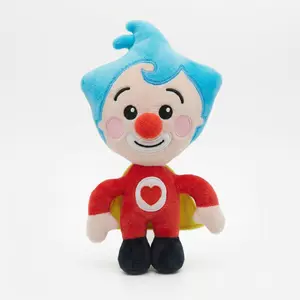 Plim Plim Clown Plush Toy - Soft Stuffed Cartoon Character Superhero, Cute Huggable Sleeping Companion for Toddlers, Best Birthday & Baby Shower Gift for Kids (0-6 Years)