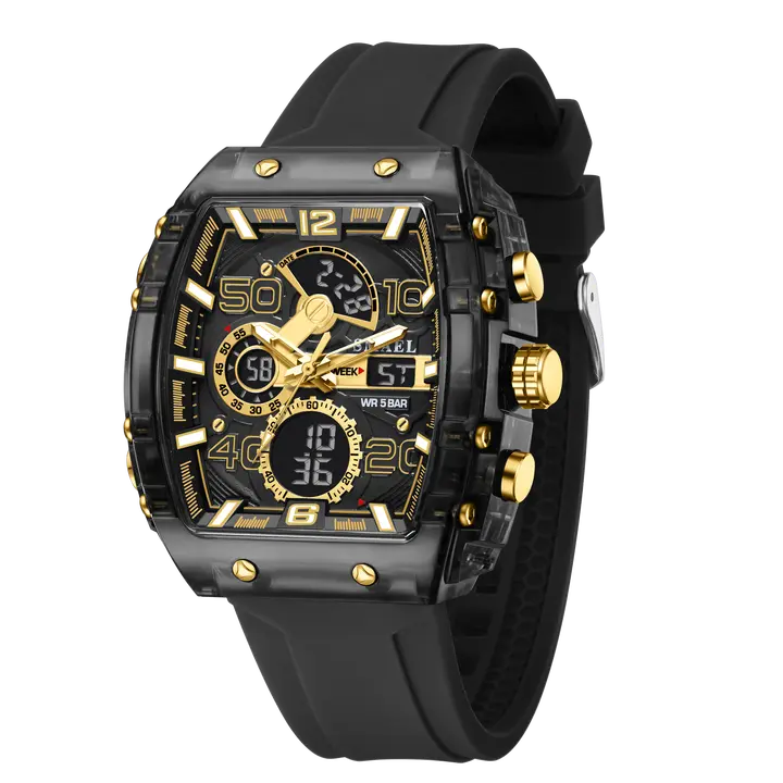Men's Watch, Quartz Watch, Waterproof Chronograph, Sport Watch with Auto Date, Stylish and Durable Wristwatch, Fashionable Sports Watch, Perfect for Active Men, Gift for Father’s Day