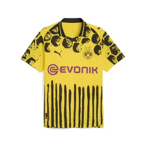 PUMA Mens X Kidsuper Borussia Dortmund Authentic Jersey Casual - Yellow