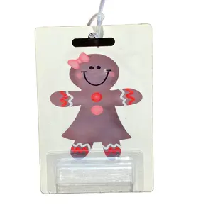 Holiday Money Gift Card Holder Gingerbread Girl