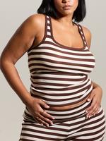 Brown and Cream Stripes